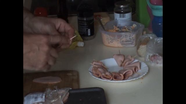 кулёчки из докторской колбасы