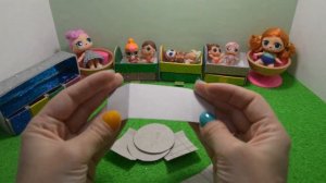 DIY КУКЛЫ LOL ДЕЛАЕМ Детский садик для LOL Lil Sisters из картона!!! Мультик куклы ЛОЛ в садике
