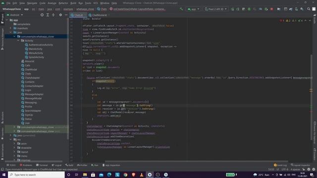 Build WhatsApp Chat App Kotlin Android Studio Part 15