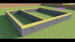 Самая правильная обвязка фундамента брусом