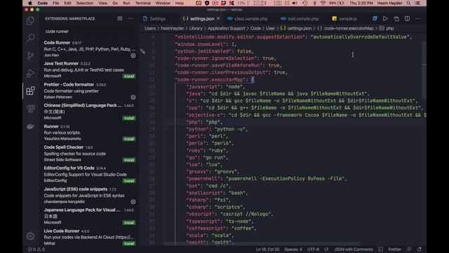vscode power tips - instantly run code and see output using code runner extension