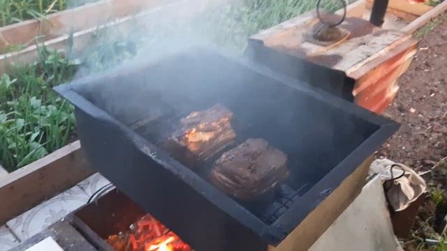 Копчение грудинки