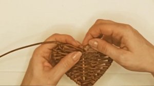 Плетеное сердце валентинка из бумажной лозы мастер класс