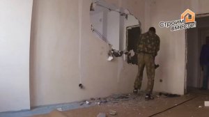 Демонтаж стен. Объединяем зал с кухней.