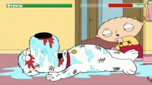Stewie vs Brian...with healthbars