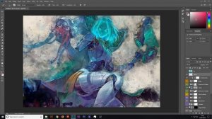 Program LeBlanc Watercolor Graphic Tutorial / Photoshop / FREE DOWNLOAD