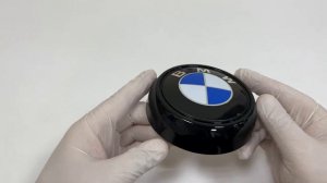 Эмблема на багажник BMW X6 E71, E72 с черной чашкой