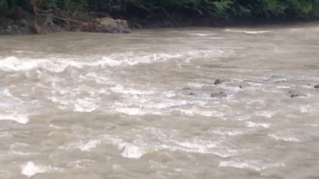 Горная река Псезуапсе после дождя смотреть онлайн