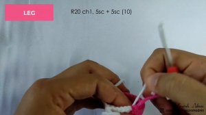 How to crochet : Keychain Hello Kitty