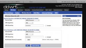 DD-WRT Repeater Bridged Mode Setup