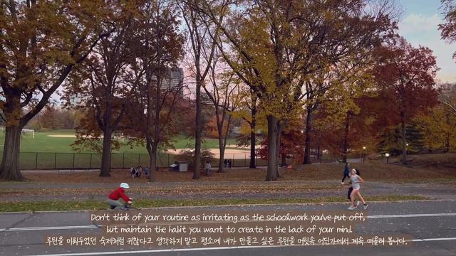 How to build your own daily routine | 뉴욕 센트럴 파크 산책 루틴 만들기 | 미국 직장인 브이로그 | nyc vlog (Eng sub)