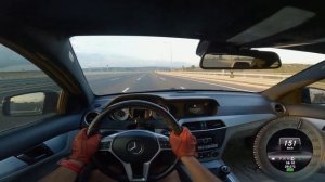 2012 MERCEDES-BENZ C 180 AMG | AUTOBAHN ТЕСТ-ДРАЙВ POV