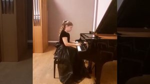 Бах Маленькая прелюдия. Щёголева Вероника 12 лет