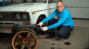 Установка переходных проставок колес Как установить японские диски на ВАЗ Установка на жигули тюнин