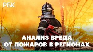 В регионах оценивают ущерб от пожаров