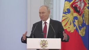 Владимир Путин. Вручение медалей Героя Труда и Государственных премий России 12 июня 2023 года.