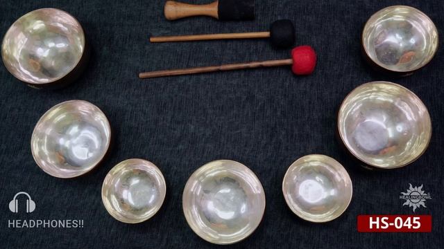 hs 045 Поющие чаши купить / Купить тибетские чаши для массажа / Поющие чаши для йоги и медитации смотреть онлайн