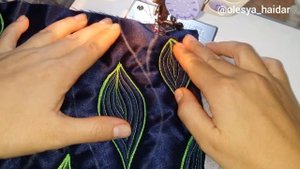 Свободно-ходовая машинная стёжка...