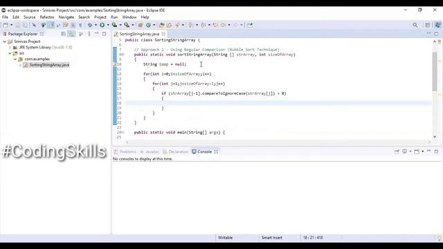 How to Sort String Array in Java | Coding Skills