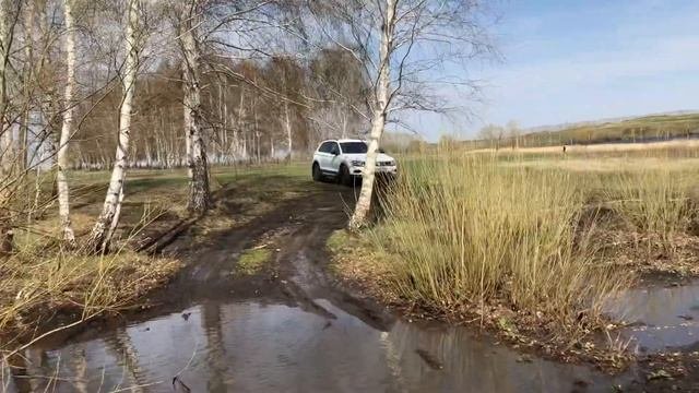 Volkswagen Tiguan Offroad на легком бездорожье