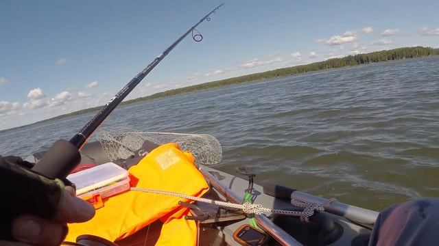 Яузское вдхр ЖАРКИМ ЛЕТОМ! Рыбалка на СПИННИНГ с ЛОДКИ! Ловля СУДАКА на ДЖИГ! #Tavfish 2021