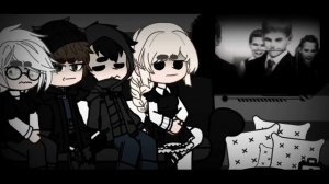 Реакция "Зайчик" на будущее. [ Катя, Бяша, Рома, Антон] || Коллаб с  @willi.5055   ||