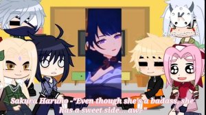 Naruto Shippuden reacts to Raiden Shogun