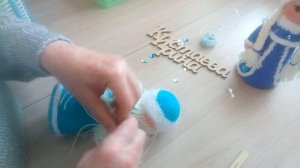 Снегурочка крючком// Автор И. Кистаева//МК,  Часть - 6// Оформление.