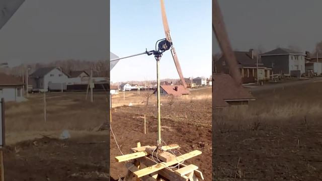 Ветряк из автомобильного генератора без перемотки с питанием обмотки возбужд вспомгательным ветряко смотреть онлайн