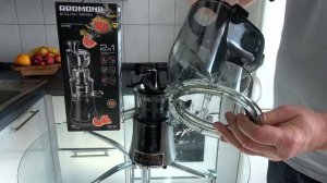 Обзор Соковыжималка шнековая Redmond RJ-912S Overview Auger juicer जूसर ジューサー 榨汁機 عصارة 무대 조명 담당자