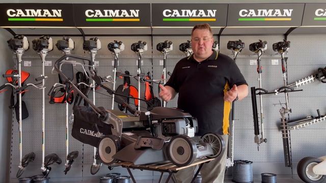 HONDA мотор на века!  Газонокосилка Caiman Ferro 52HV #gardening#обзор#покостравы#садоваятехника#