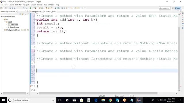 Selenium Lesson 6: Java Program Structure, Java Sample Program|Java for Selenium|G C Reddy|