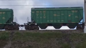 Поезд с хопперами