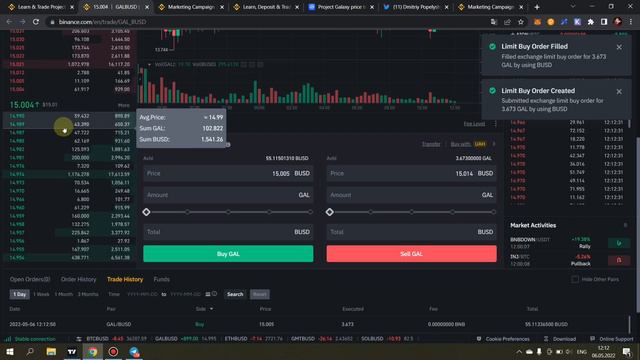 Binance аирдроп Project Galaxy (GAL) – ответы на викторину | Разбор новой таблицы по аирдропам