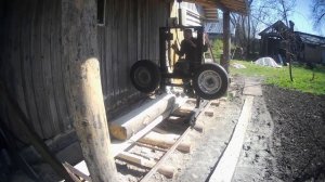 Ленточная пилорама своими руками.