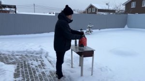 Обзор угольного гриля Napoleon NK 22 LEG! Коптим курицу на угольном гриле!