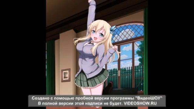 Аниме клип - Две подруги поспорили вдруг , что такое электрический ток .