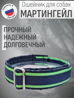 Ошейник Мартингейл для собак "Atika"
✔️ синий