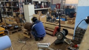 Ремонт насоса grundfos S1. демонтаж статора!