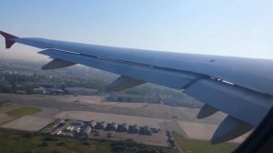 Взлет из Пулково-I Airbus-A319 Санкт-Петербург-Минеральные воды.