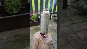 самовар на дровах из термоса