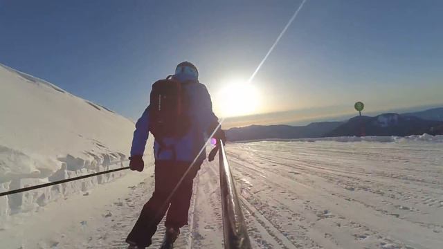Роза Хутор. Южный склон. Явор. 23.12.2016 смотреть онлайн