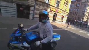 Быдло против мотоциклистов.