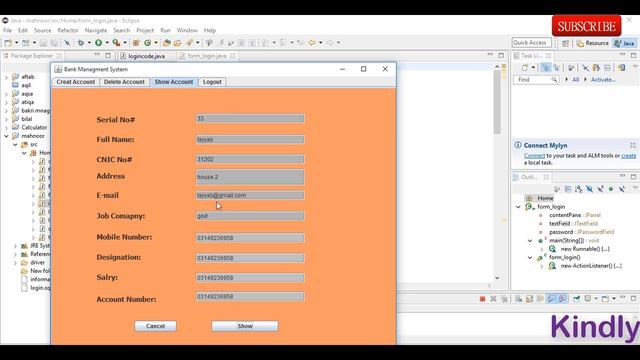 Bank Management System Complete Java Project With Database | Download Now смотреть онлайн
