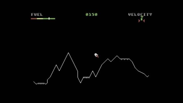 Commodore 64 -=Lunar Lander=- смотреть онлайн