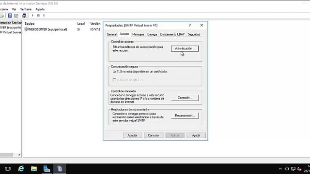 tutorial para configurar servidor SMTP en Windows Server 2016, español смотреть онлайн