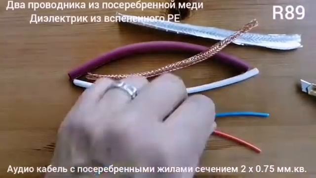 Daxx R89 Аудио кабель с двойным экраном. 2х0.75кв.мм посеребренная медь. смотреть онлайн