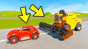 БЕШЕНЫЙ КОМБАЙН РАЗРУШИТЕЛЬ ПРОТИВ ЛЕГО МАШИН! САМЫЕ УГАРНЫЕ ЛЕГО ПОГОНИ В БРИК РИГС (Brick Rigs)