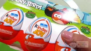 ANGRY BIRDS Unboxing | Kinder JOY Eggs | ANGRY BIRDS Limited Edition | Mashem Squishy | Opening