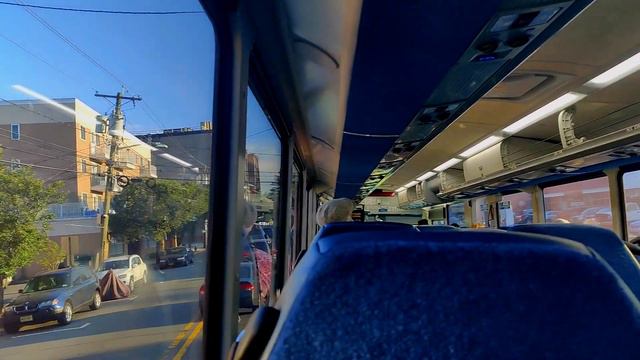 NJ Transit 181 Bus Ride: 2021 MCI D4500CT 21153 from GWB to Bergenline Avenue HBLR Station смотреть онлайн